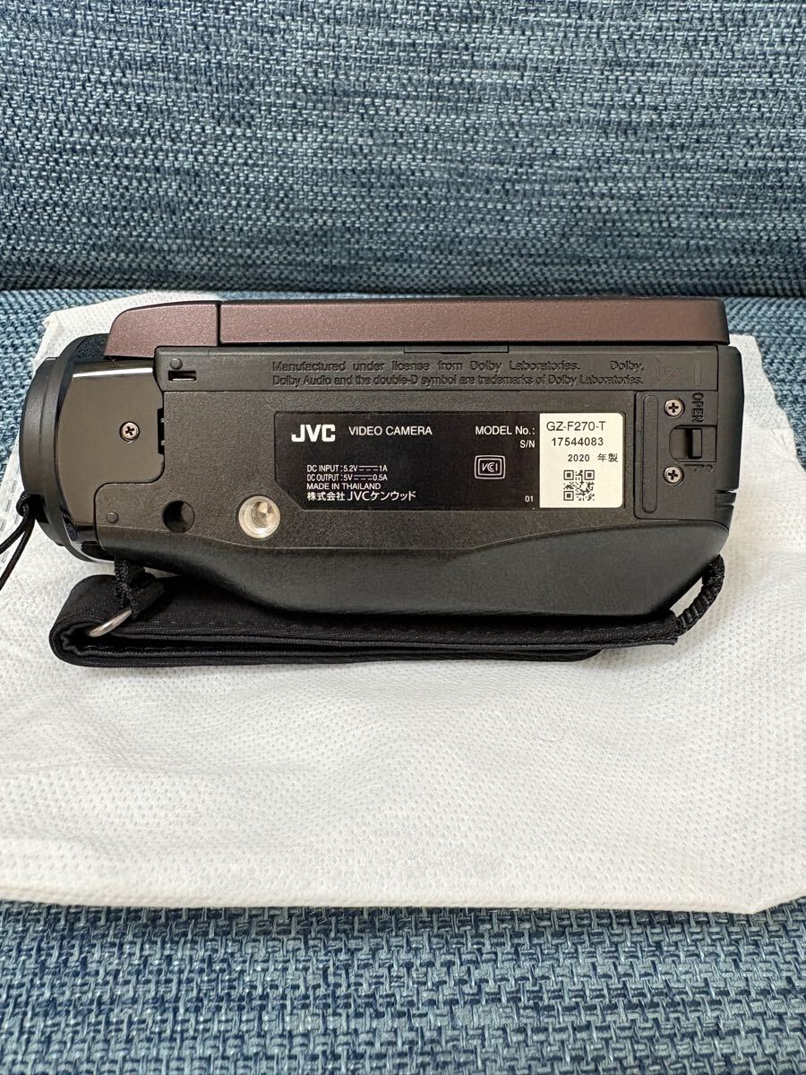 【美品】JVC ケンウッド　Everio GZ-F270 ビデオカメラ　液晶プロテクター+ SDカード付き_画像4