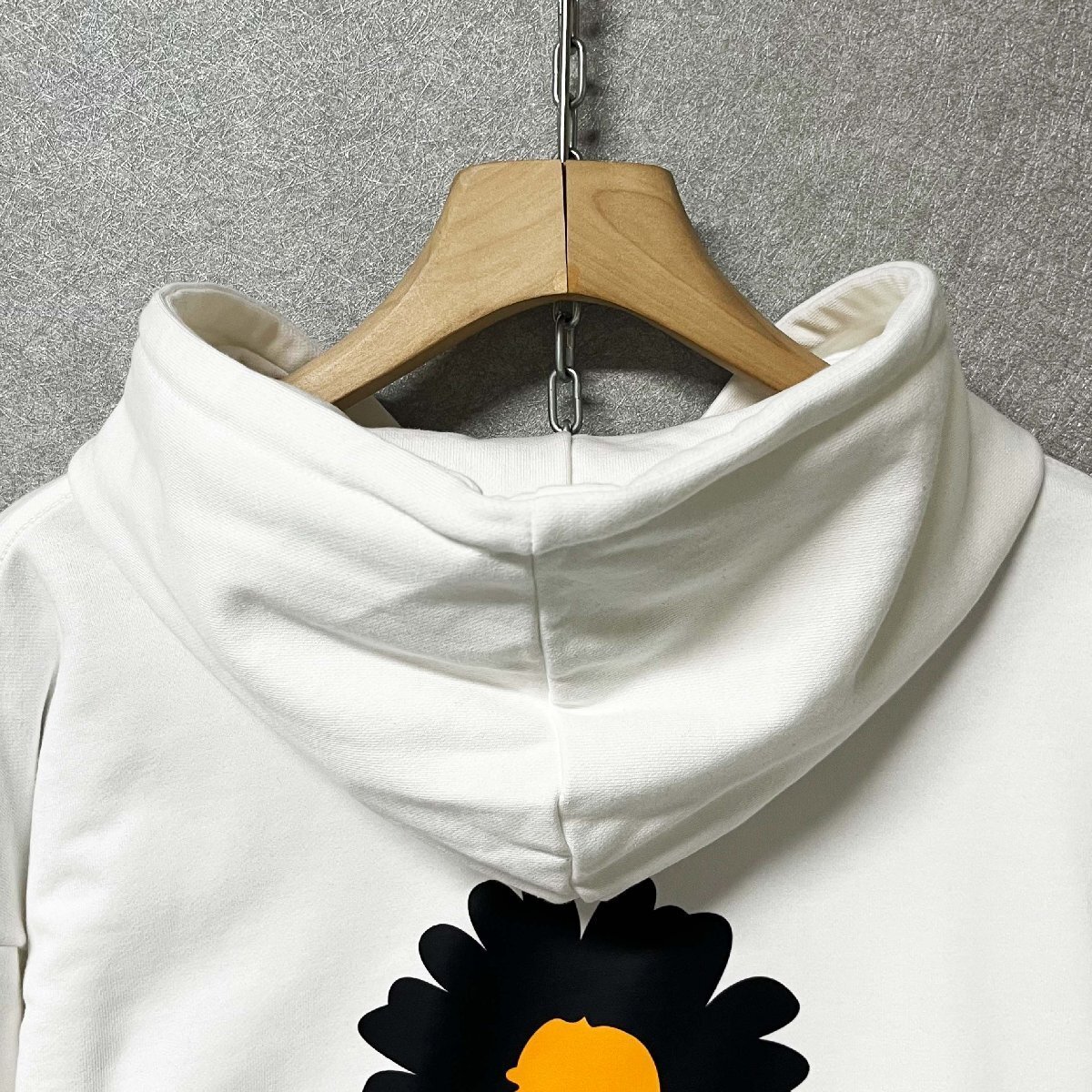 人気・パーカー 定価4万◆Emmauela・イタリア・ミラノ発◆綿100％ 快適 保温 ソフト 花柄 ゆったり カジュアル トップス 長袖 秋冬 M/46_画像4