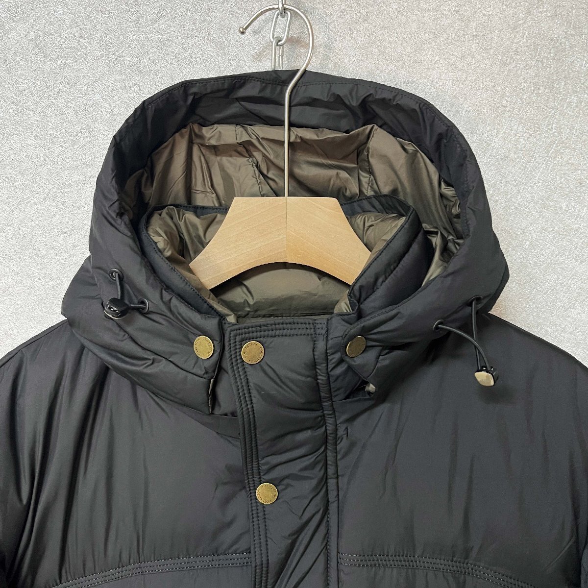 定番・ダウンジャケット 定価11万◆Emmauela・イタリア・ミラノ発◆ダックダウン90% 厚手 撥水 防寒 ロングコート アウター 真冬 2XL/52_画像4