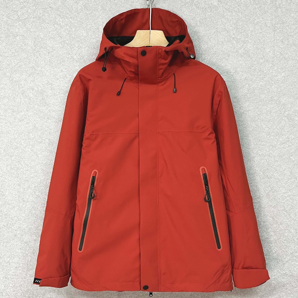 個性・ジャケット 定価7万◆Emmauela・イタリア・ミラノ発◆シンプル マウンテンパーカー ライナー取り外し可 アウトドア 3way 春秋 2XL/52_画像1