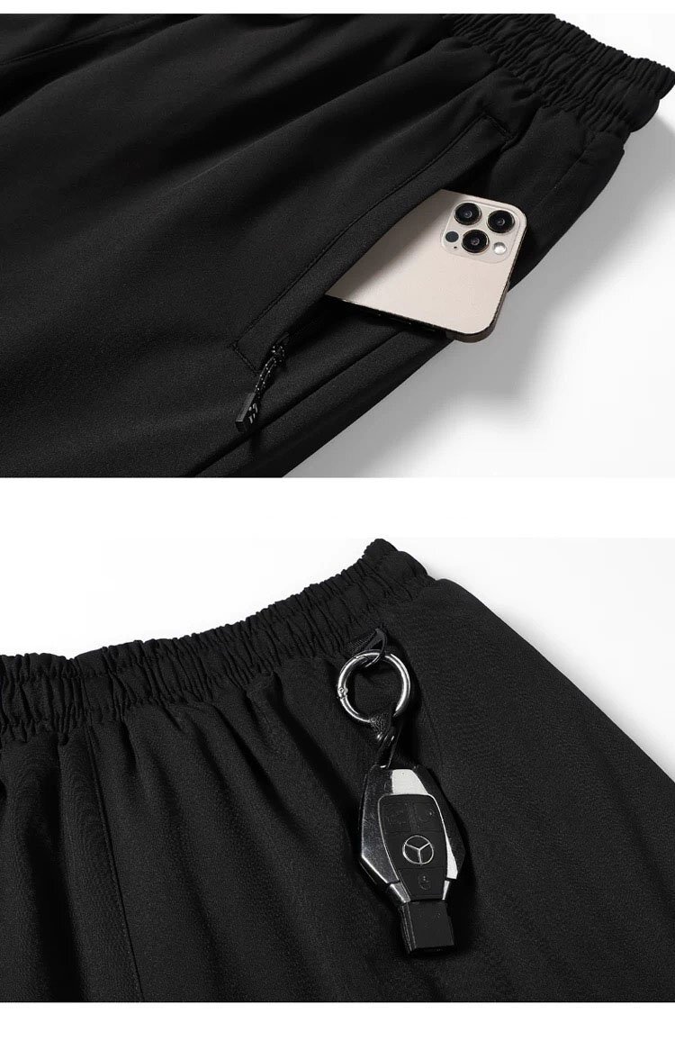 ロングパンツ ズボン 裏起毛 厚手 防寒 無地 おしゃれ ジョガーパンツ スポーツ カジュアル 冬用 ブラック L/48サイズ sfz13.2_画像8