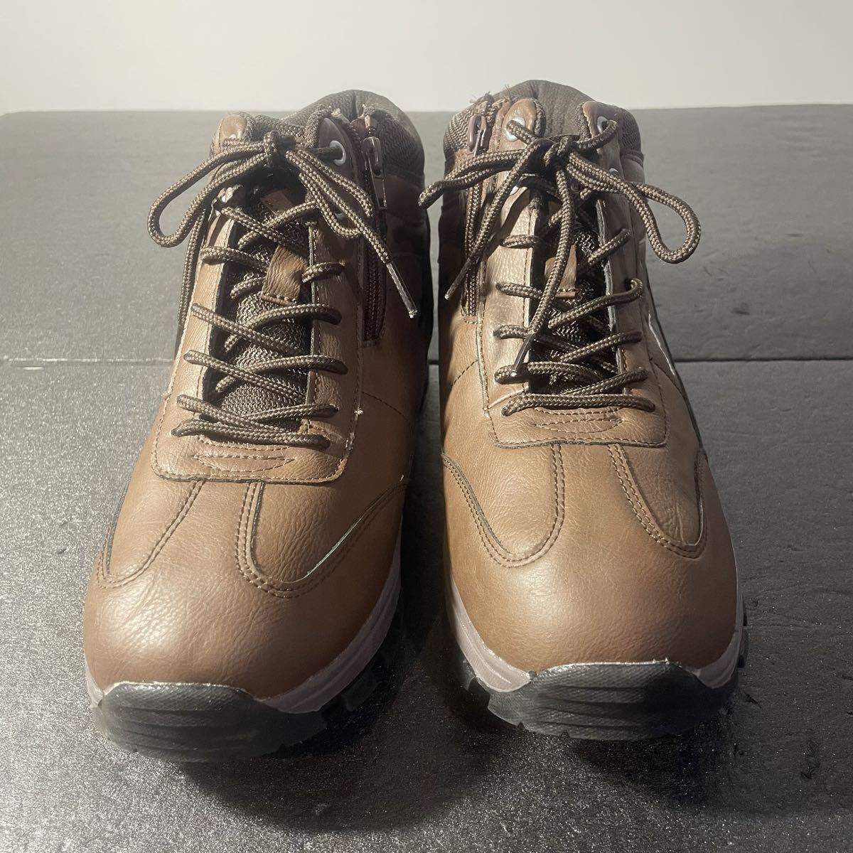 【美品】GOLDENBEAR サイドジップ ウォーキングシューズ スニーカー トレッキングブーツ サイズ26 cm_画像2