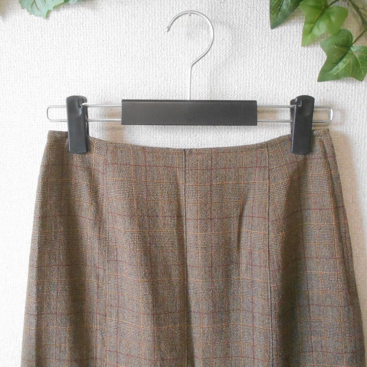 レストローズ LEST ROSE スカート M レース 切替 秋 冬 レディース フレア 日本製_画像2