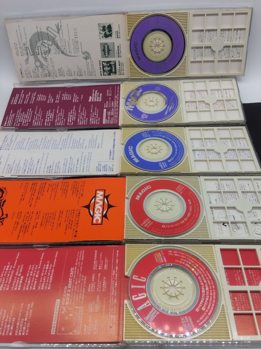 MAGIC/8cmシングルCD5枚 天使のジェラシー/マリアのように抱きしめてくれ/東京バーニングタウン/さらば青春の光/ブラッディマリーの夜_画像3