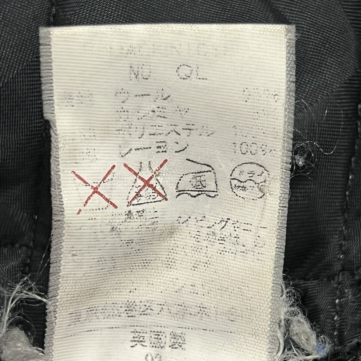 美品●マッキントッシュ【極上のカシミヤ】MACKINTOSH キルティングジャケット コート カシミア ウール ロゴボタン 極暖 黒 ブラック_画像10