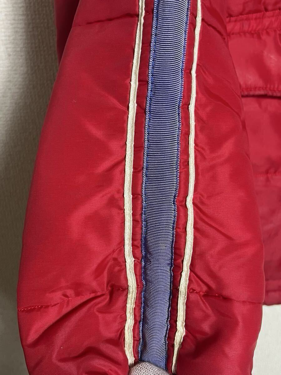 80s USA製 ビンテージ SWINGSTER ワッペン レーシング ジャケット ナイロン 赤 レッド スウィングスター/ BELL ベル シンプソン _画像4