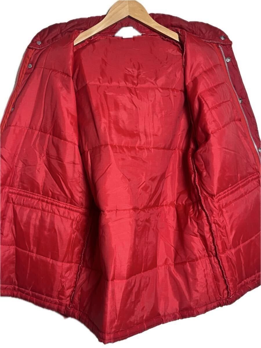 80s USA製 ビンテージ SWINGSTER ワッペン レーシング ジャケット ナイロン 赤 レッド スウィングスター/ BELL ベル シンプソン _画像8