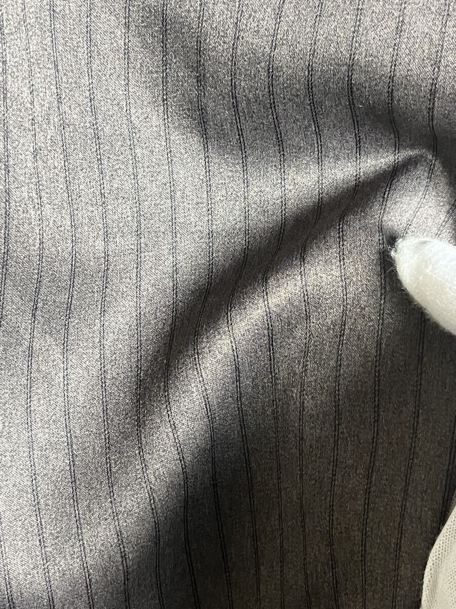 70s 80s USA製 ビンテージ 光沢 ストライプ ワイド スラックス MESQUITE ウエスタン パンツ /ラメ エイチバーシー ロックマウント_画像2