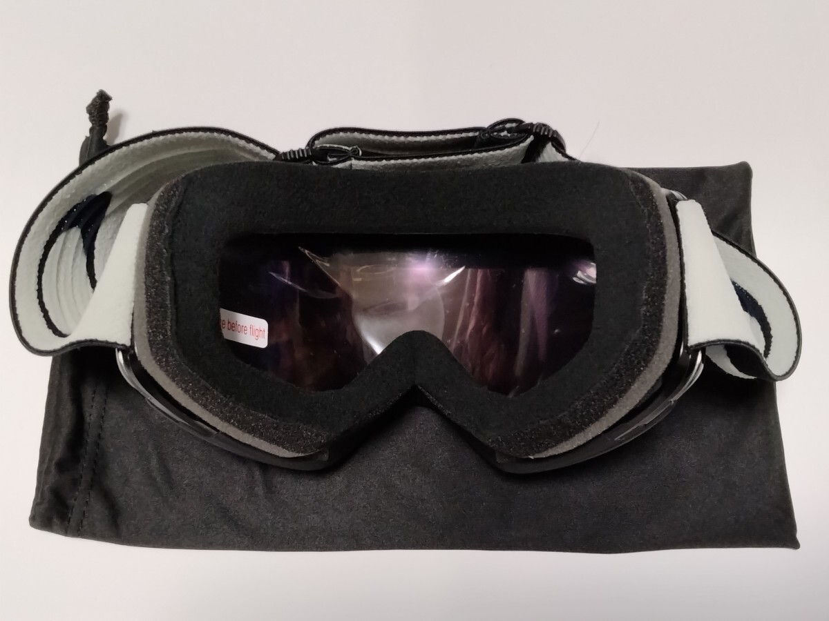 【新品】 オークリー フライトデッキL プリズムサファイアイリジウム OAKLEY Flight Deck L Matte Black Prizm Sapphire Iridium ゴーグル_画像2