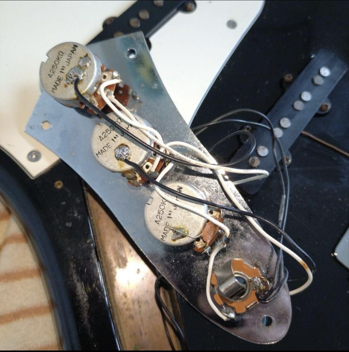 Fender Japan JB-62L レフティ フレットレス Jシリアル 90s フジゲン製 美品 ジャズベース_画像7