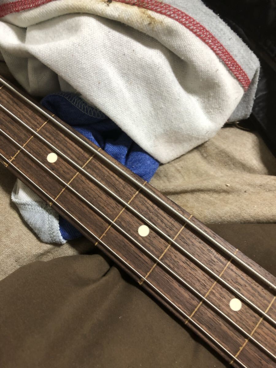 Fender Japan JB-62L レフティ フレットレス Jシリアル 90s フジゲン製 美品 ジャズベース_画像6