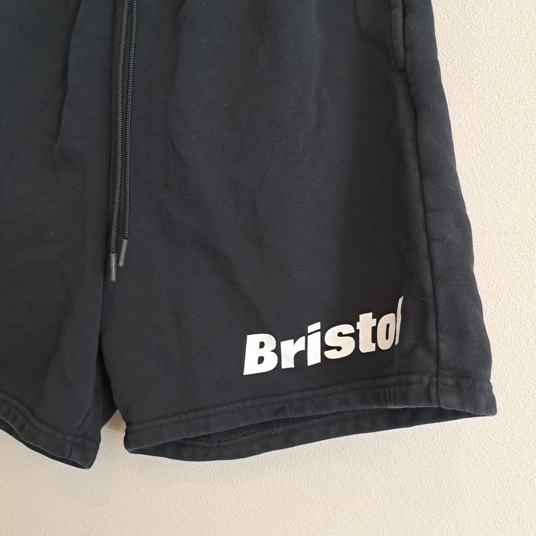 F C R B ブリストル Bristol ソフネット sophnet スウェット ハーフパンツ ショートパンツ 黒 ブラック M ボトムス _画像3