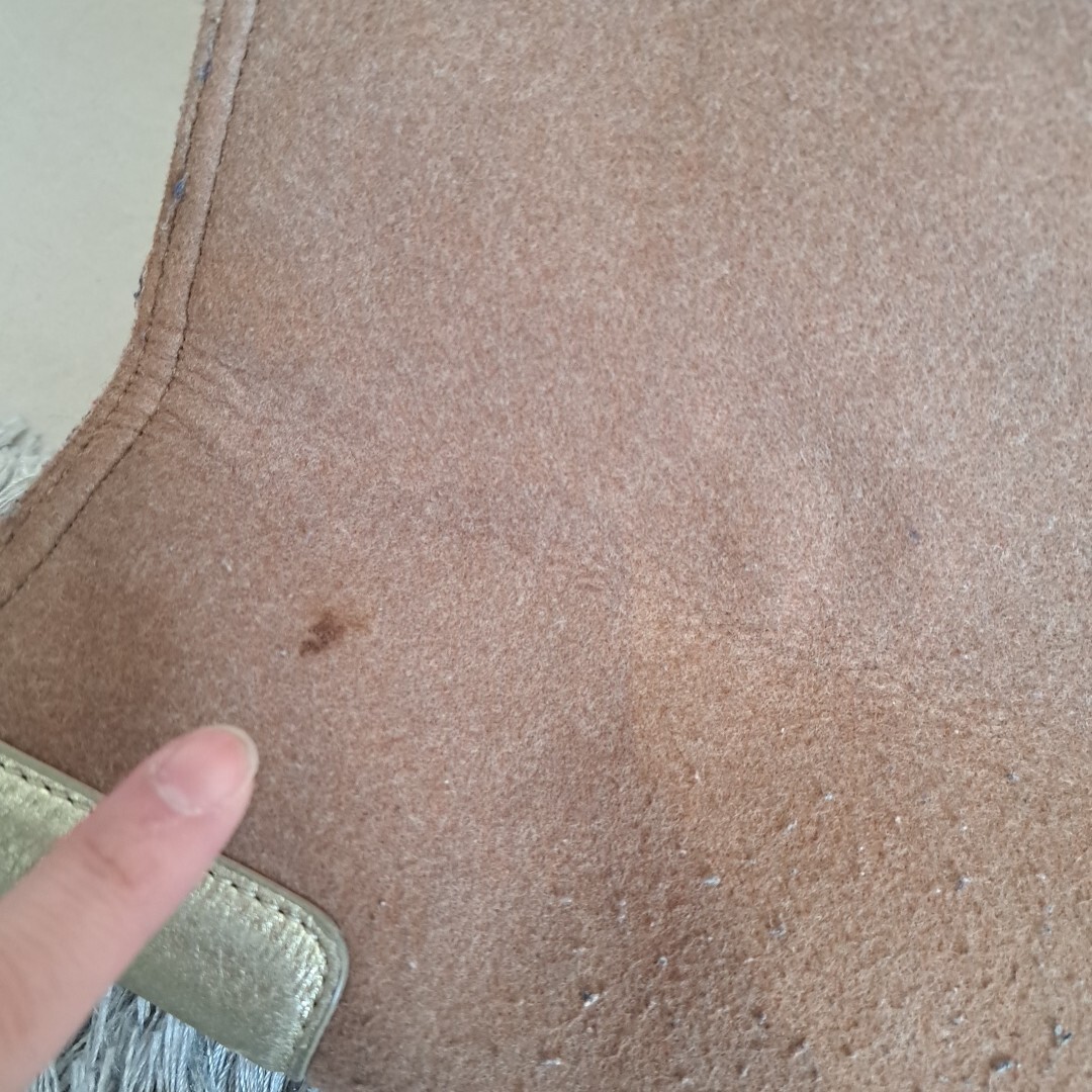 トリーバーチ TORY BURCH トートバッグ ハンドバッグ キャンバス ゴールド ベージュ系 _画像5