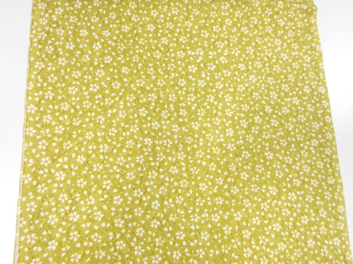【1円スタート】 上質 未使用品 正絹 丹後ちりめん 帯揚げ (AABJ1K3F-034)_画像3