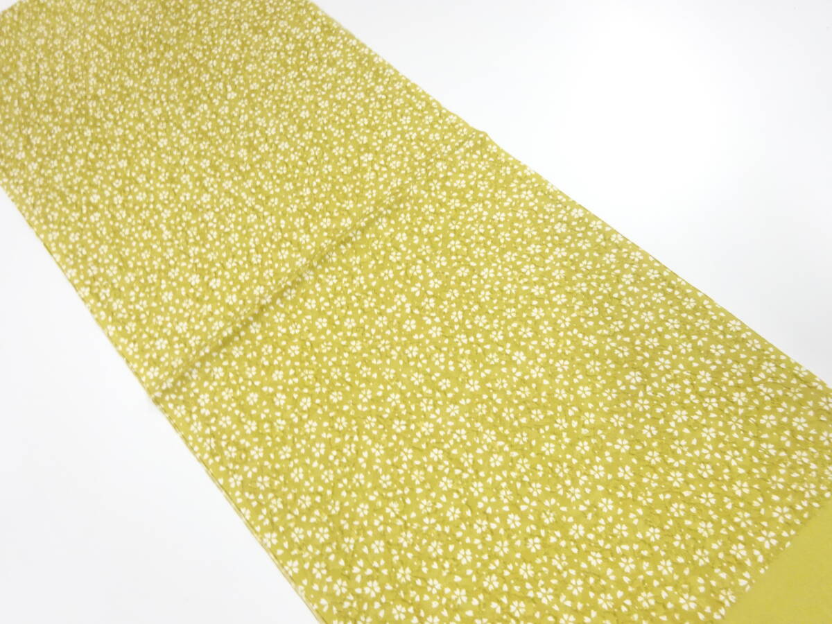 【1円スタート】 上質 未使用品 正絹 丹後ちりめん 帯揚げ (AABJ1K3F-034)_画像1