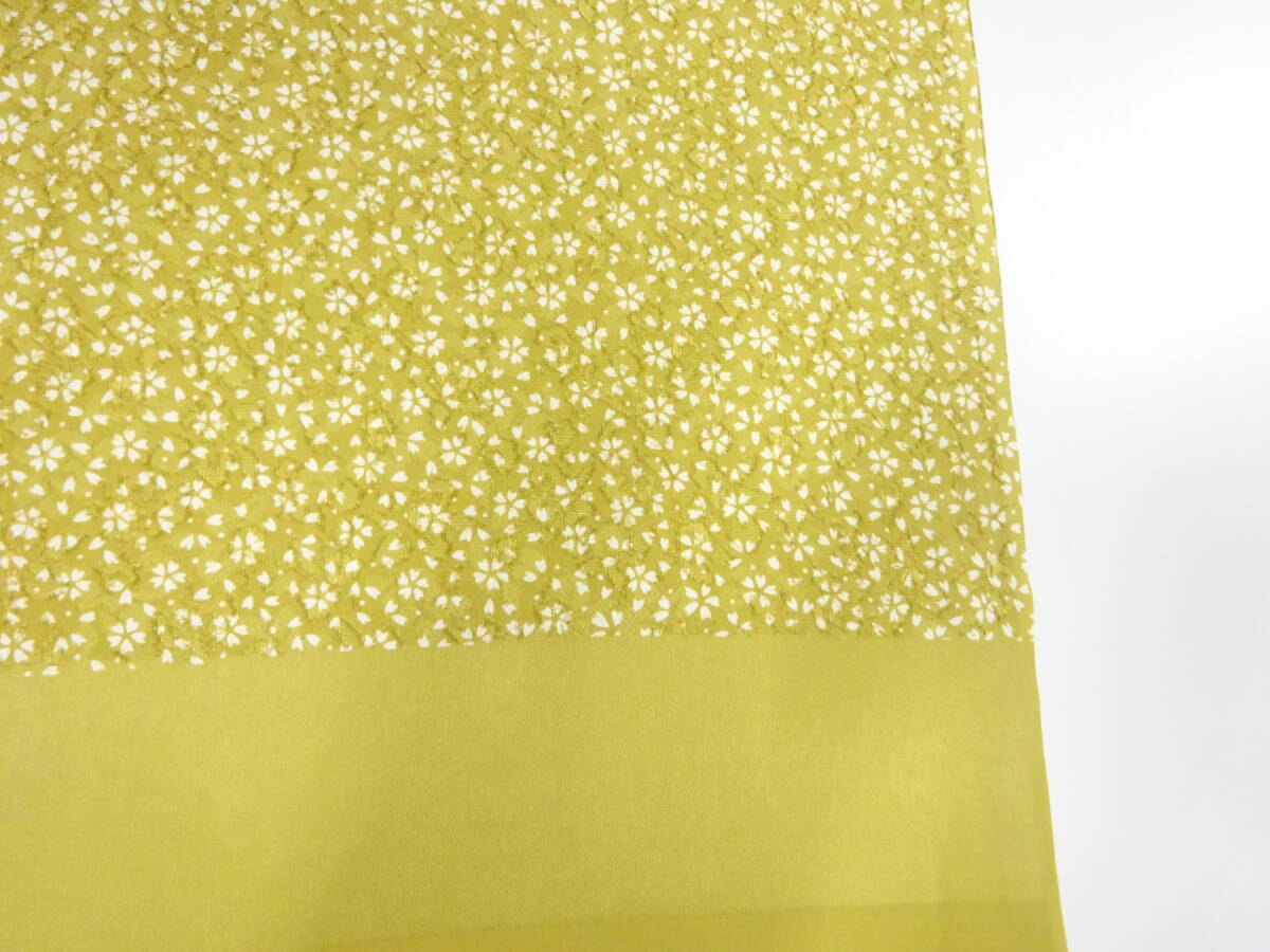 【1円スタート】 上質 未使用品 正絹 丹後ちりめん 帯揚げ (AABJ1K3F-034)_画像2