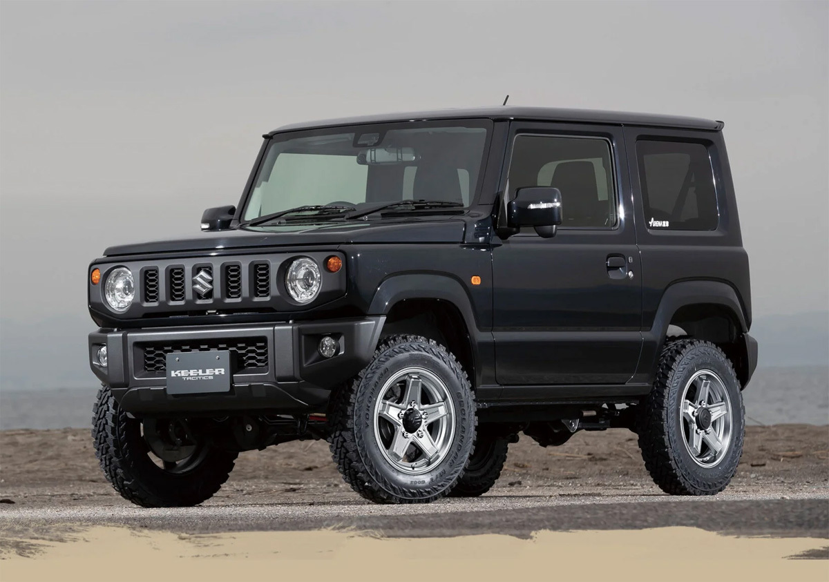 WEDS-ADVENTURE/KEELER TACTICS ハイラックスサーフ 210系 アルミホイール4本セット【16×7.0J 6-139.7 INSET26 GLOSS BLACK】0039727×4_画像2