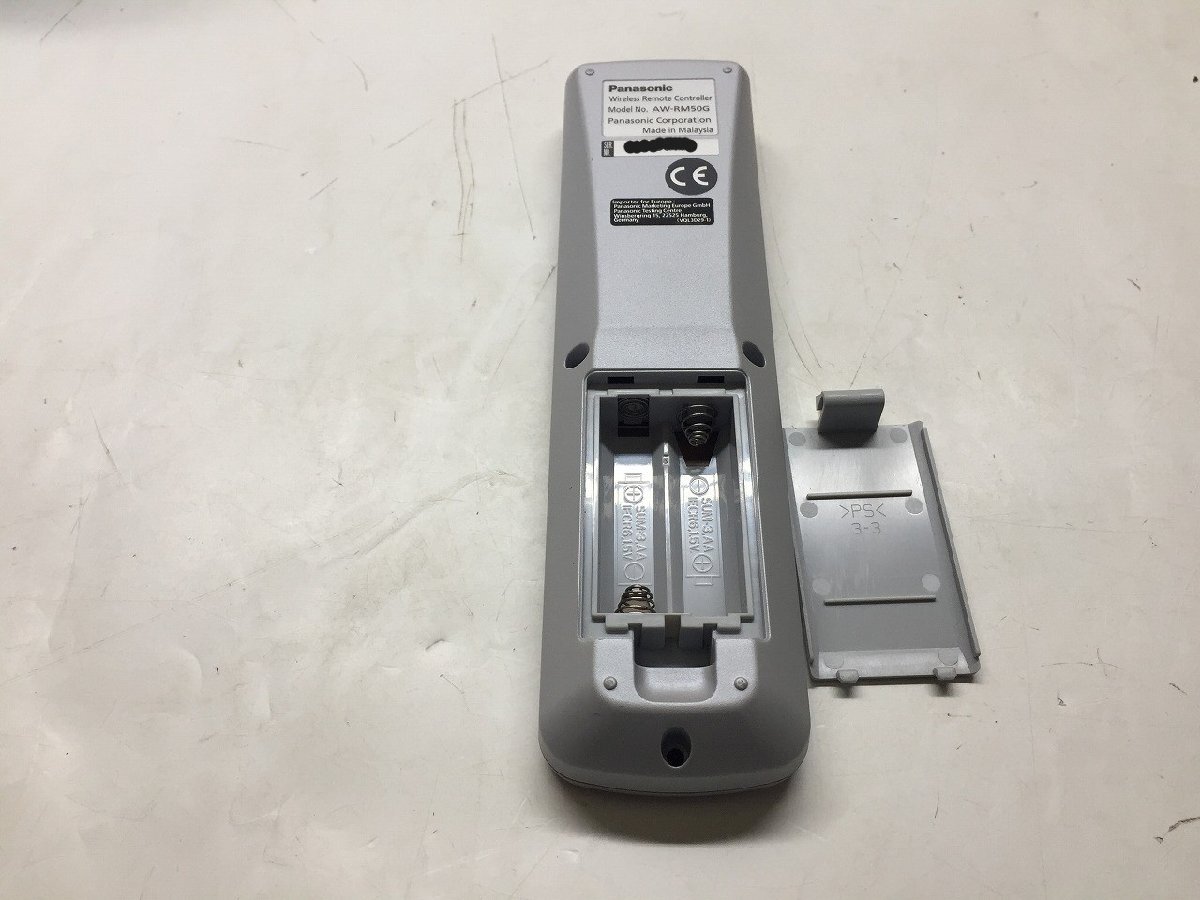 TR7△Panasonic パナソニック リモートカメラシステム HDインテグレーテッドカメラ AW-HE70SW　リモコン付　AC欠品【E0205L3】_画像9