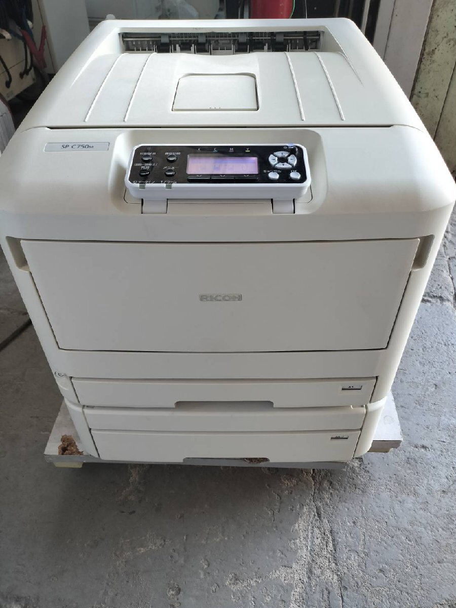 ■RICOH リコー SP C750M 【印字85794枚】A3カラーレーザープリンター ２段カセット 用紙サイズ多様対応【E0903Z2BH】_画像1