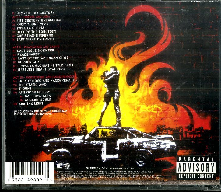 D00163993/CD/Green Day「21st Century Breakdown」_画像2
