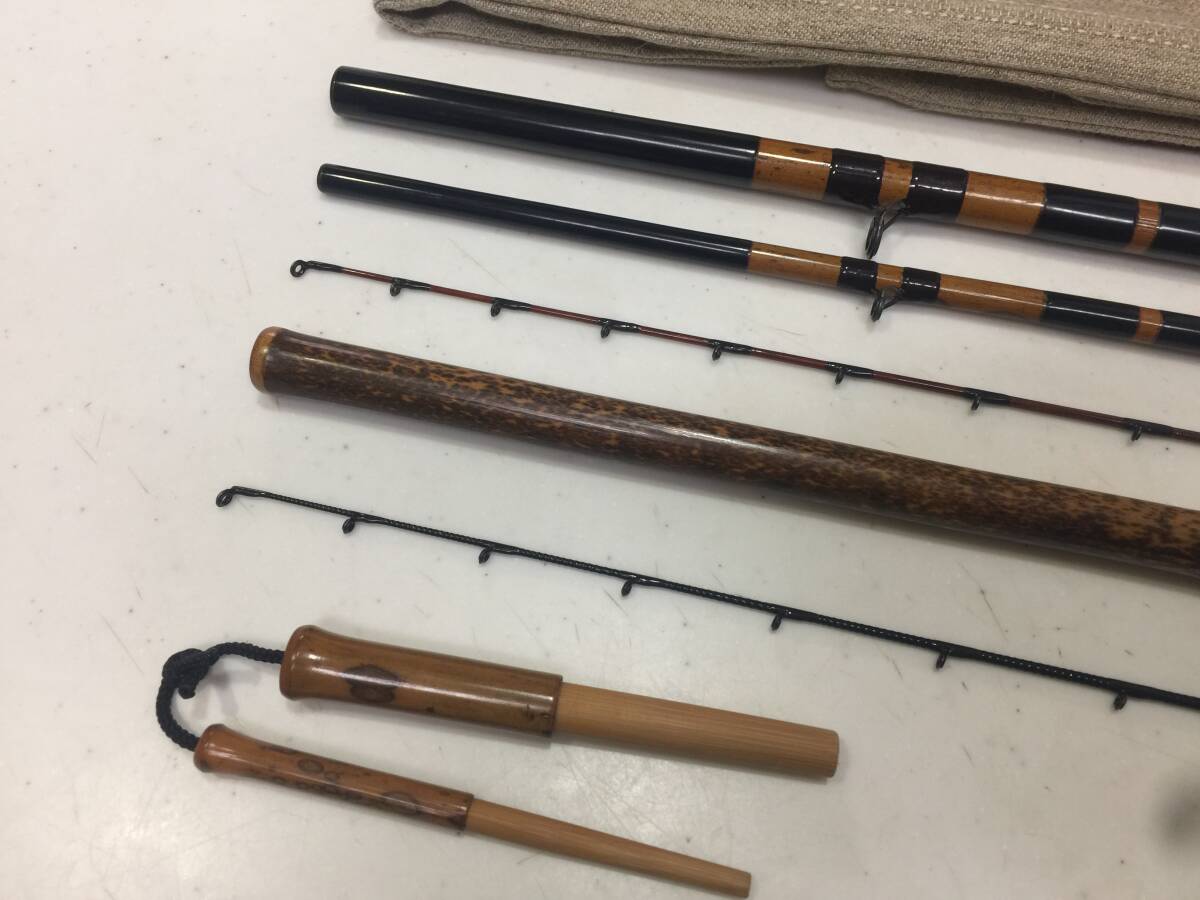 ..... нет стержень hechi стержень наконечник inserting мир стержень ручная работа 3 секционный примерно 219.153g Shimai . размер примерно 88. прекрасный товар Kuroda i редкий стержень KS21