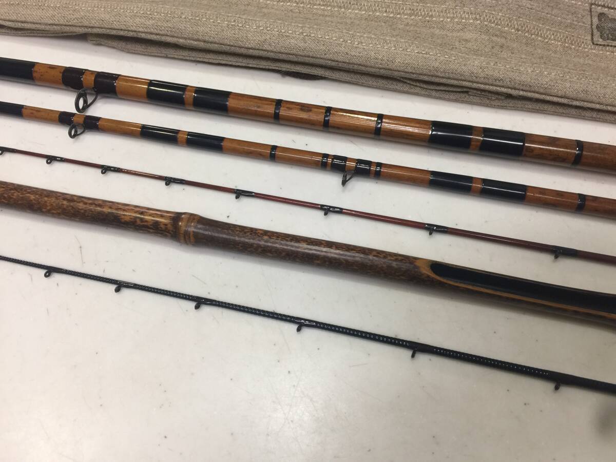 ..... нет стержень hechi стержень наконечник inserting мир стержень ручная работа 3 секционный примерно 219.153g Shimai . размер примерно 88. прекрасный товар Kuroda i редкий стержень KS21