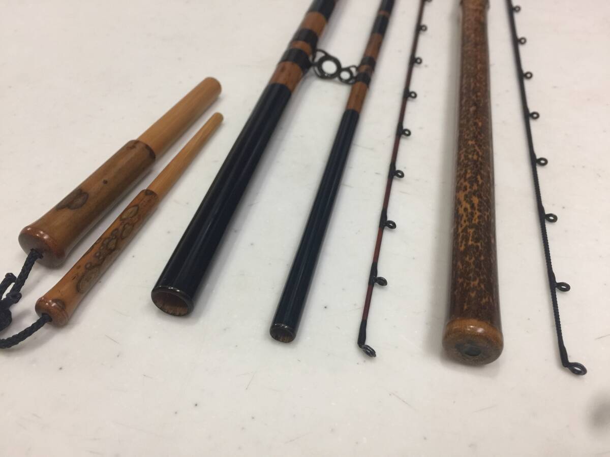 ..... нет стержень hechi стержень наконечник inserting мир стержень ручная работа 3 секционный примерно 219.153g Shimai . размер примерно 88. прекрасный товар Kuroda i редкий стержень KS21