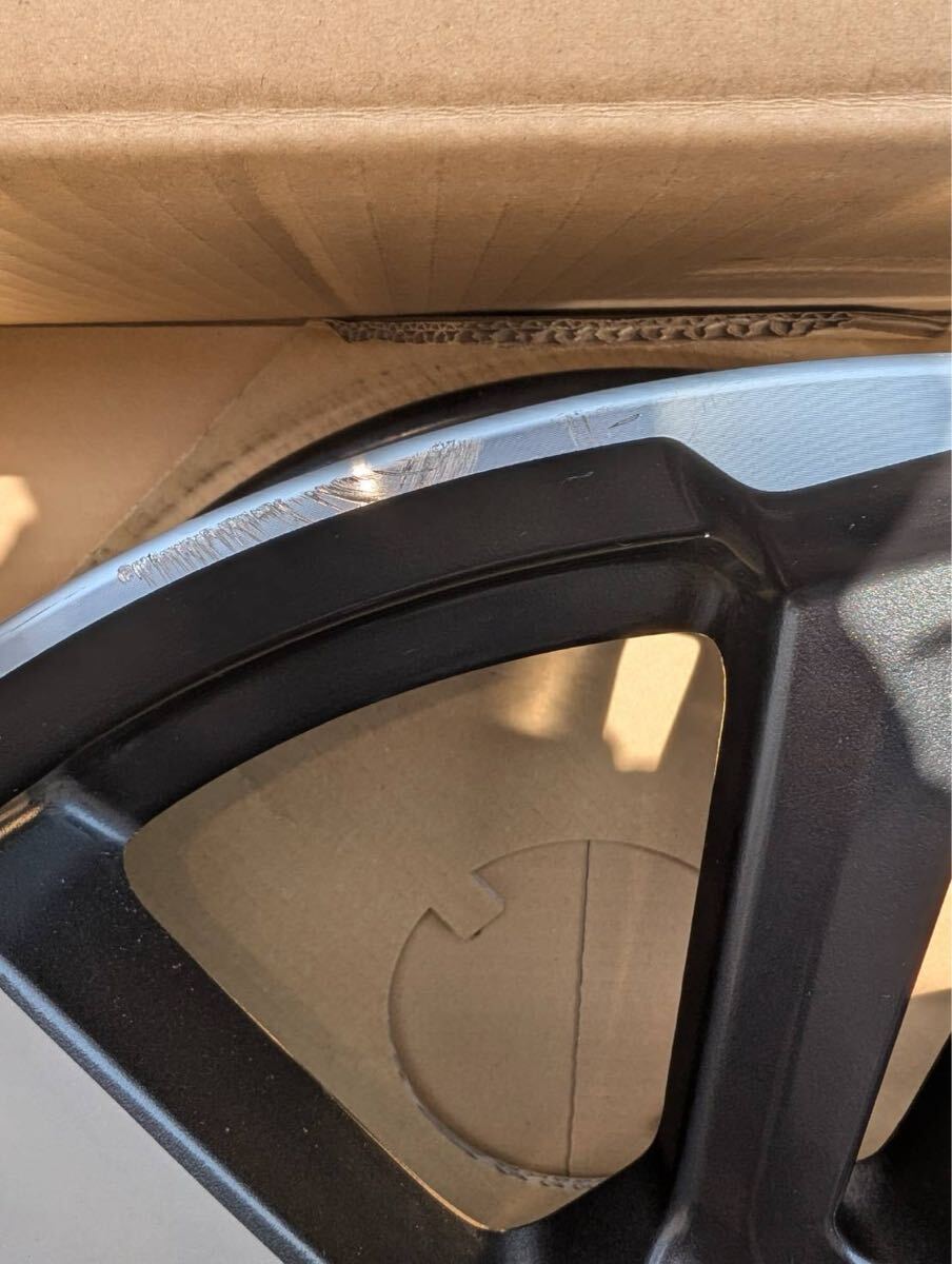 スバル インプレッサG4 純正ホイール18インチ 7.5J+55 pcd100/5H 中古_画像8