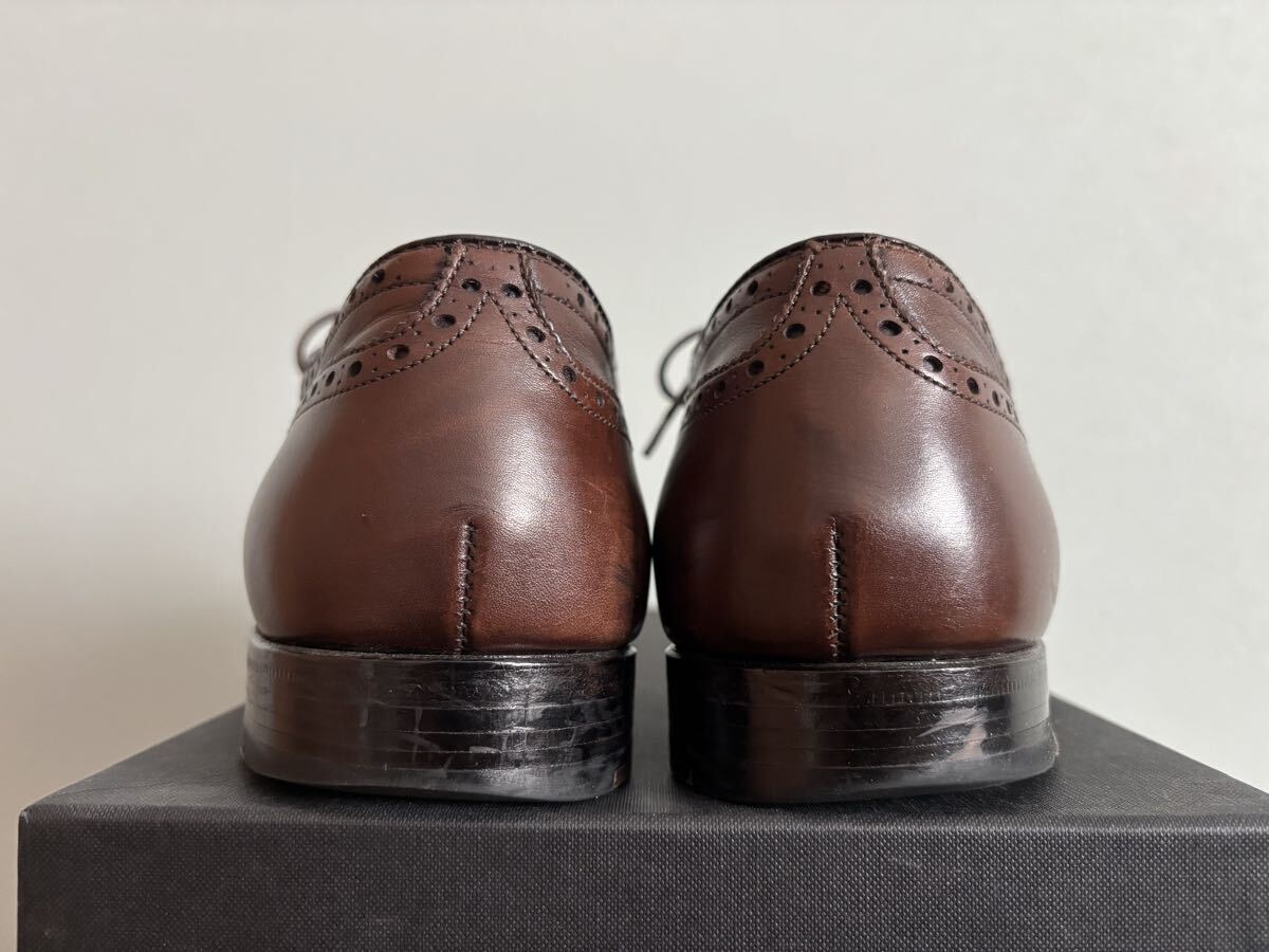 Alden 913 us10.5 B オールデン ストレートチップ キャップトゥ レザー ブラウン 28.5cm 色斑あり_画像4