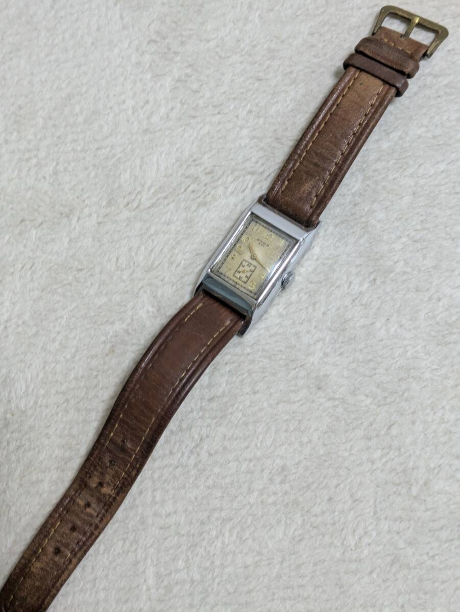 CYMA 335 手巻き　レクタンギュラー　腕時計_画像5