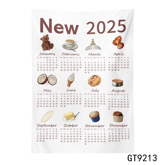 2025 год календарь гобелен орнамент . мир 7 год . главный . год . новый год праздник . большой размер INS Корея способ модный 2025 год календарь гобелен орнамент . мир 7 год . главный . год . новый год праздник . большой размер INS Корея способ модный