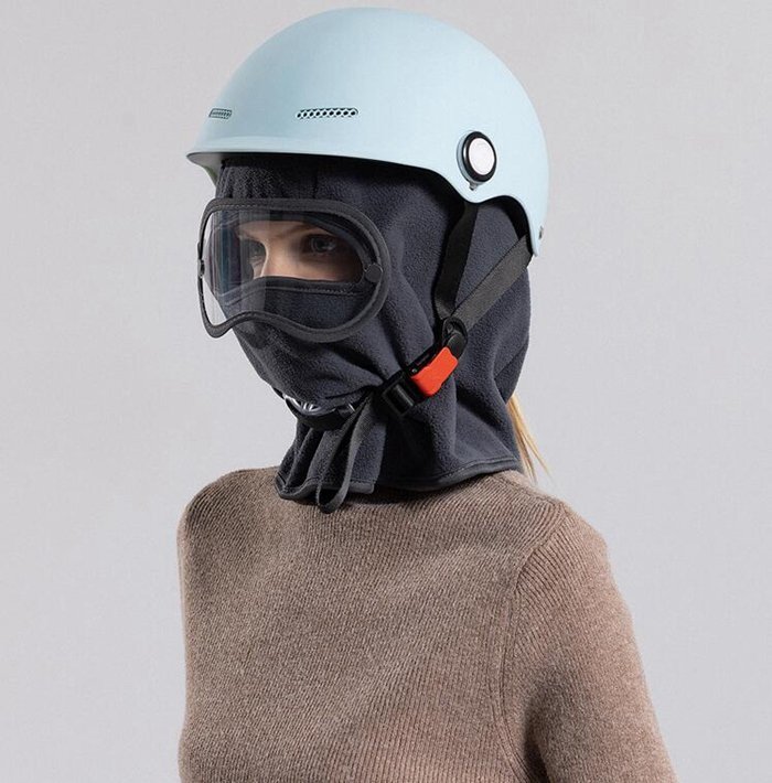  глаз .. шапочка мужской женский шлем внутренний колпак защищающий от холода шляпа лыжи рыбалка велосипед мотоцикл 