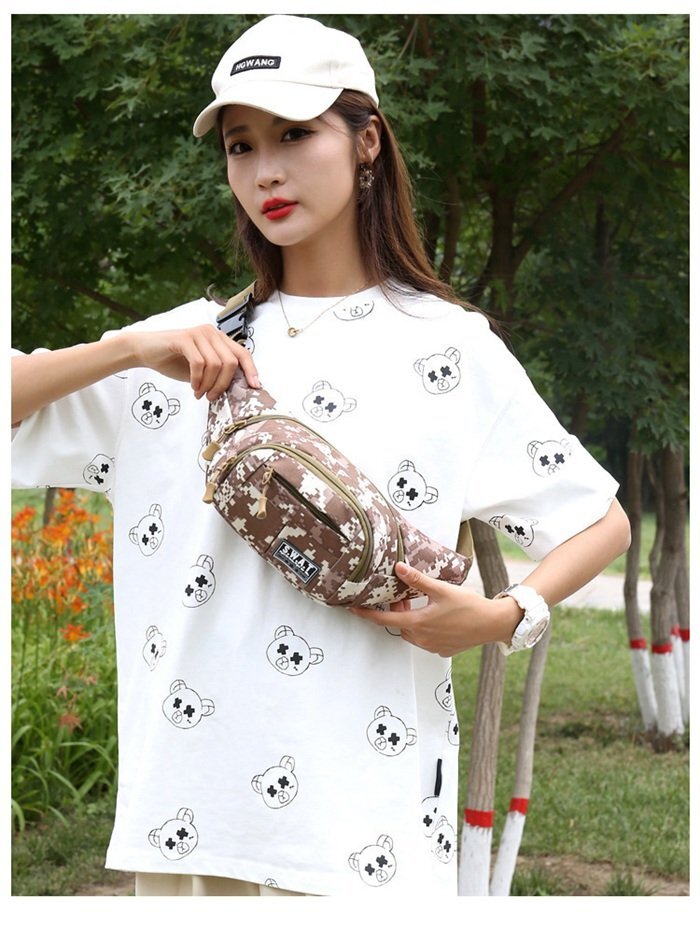 ボディバッグ ウエストポーチ 2way 斜めがけ ショルダーバッグ 多機能 小物入れ 釣り 自転車 バイク 通勤 通学 軽量 旅行 新生活_画像8