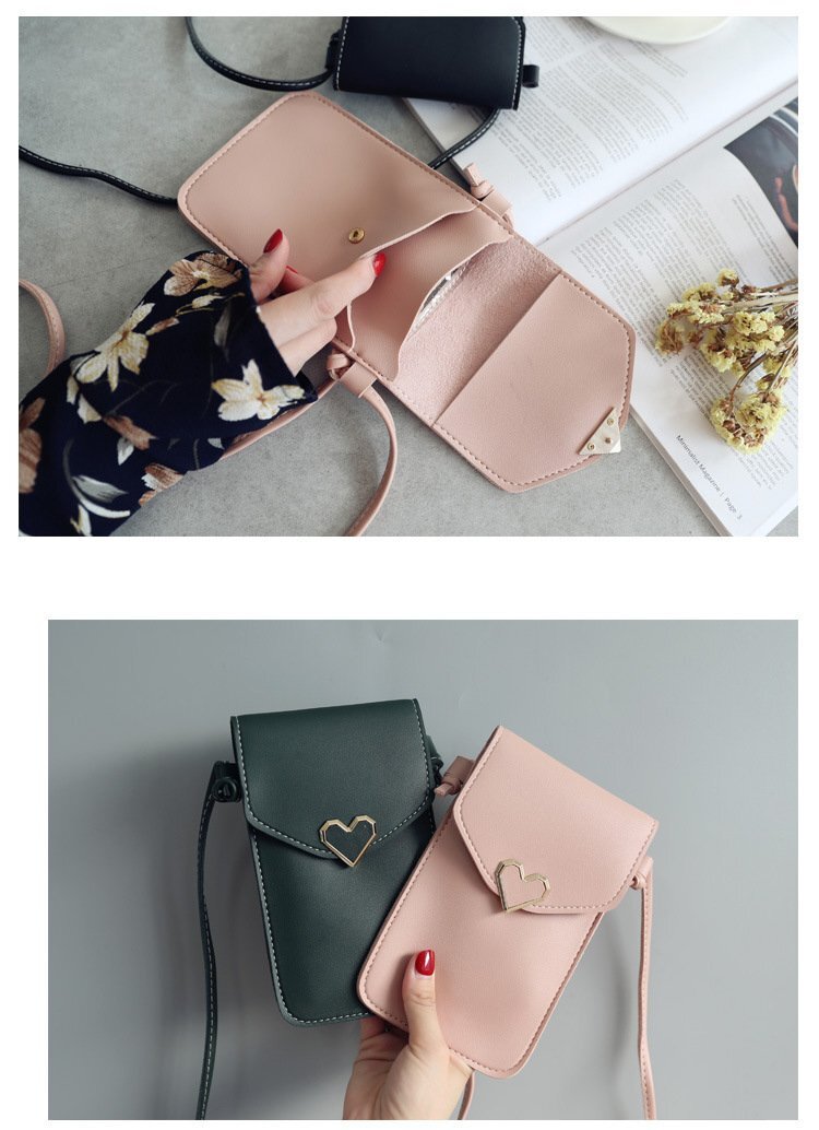 смартфон небольшая сумочка смартфон плечо смартфон сумка женский наклонный .. модный симпатичный чехол для проездного билета футляр для карточек мульти- плечо .. новый жизнь