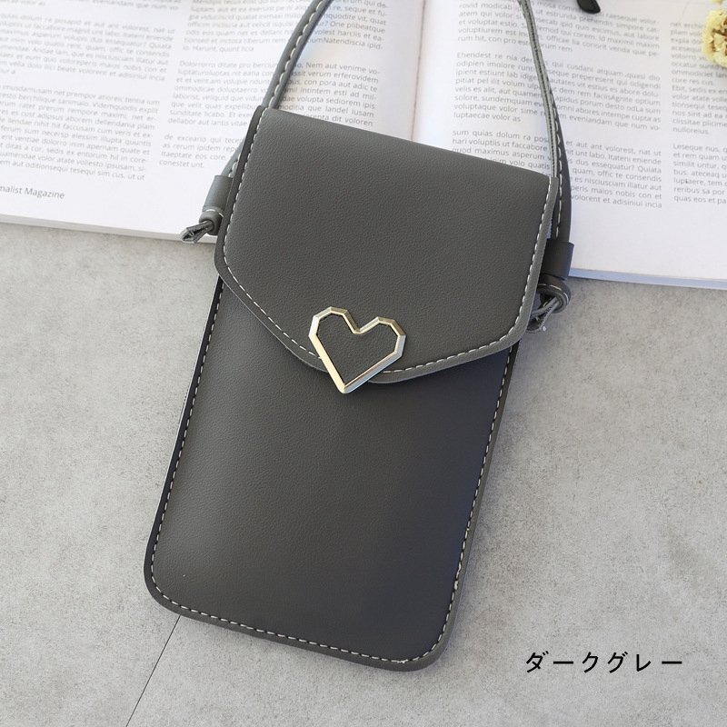 スマホショルダー スマホポーチ レディース 斜めがけ スマホポシェット おしゃれ かわいい 定期入れ カードケース マルチ 肩掛け 新生活_画像1