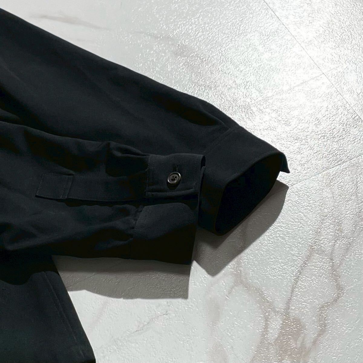 極美品 90s◆Y's for men オーバーサイズジャケット ブルゾン ウールギャバジン ブラック L メンズ ワイズフォーメン ヨウジヤマモト 名作_画像8