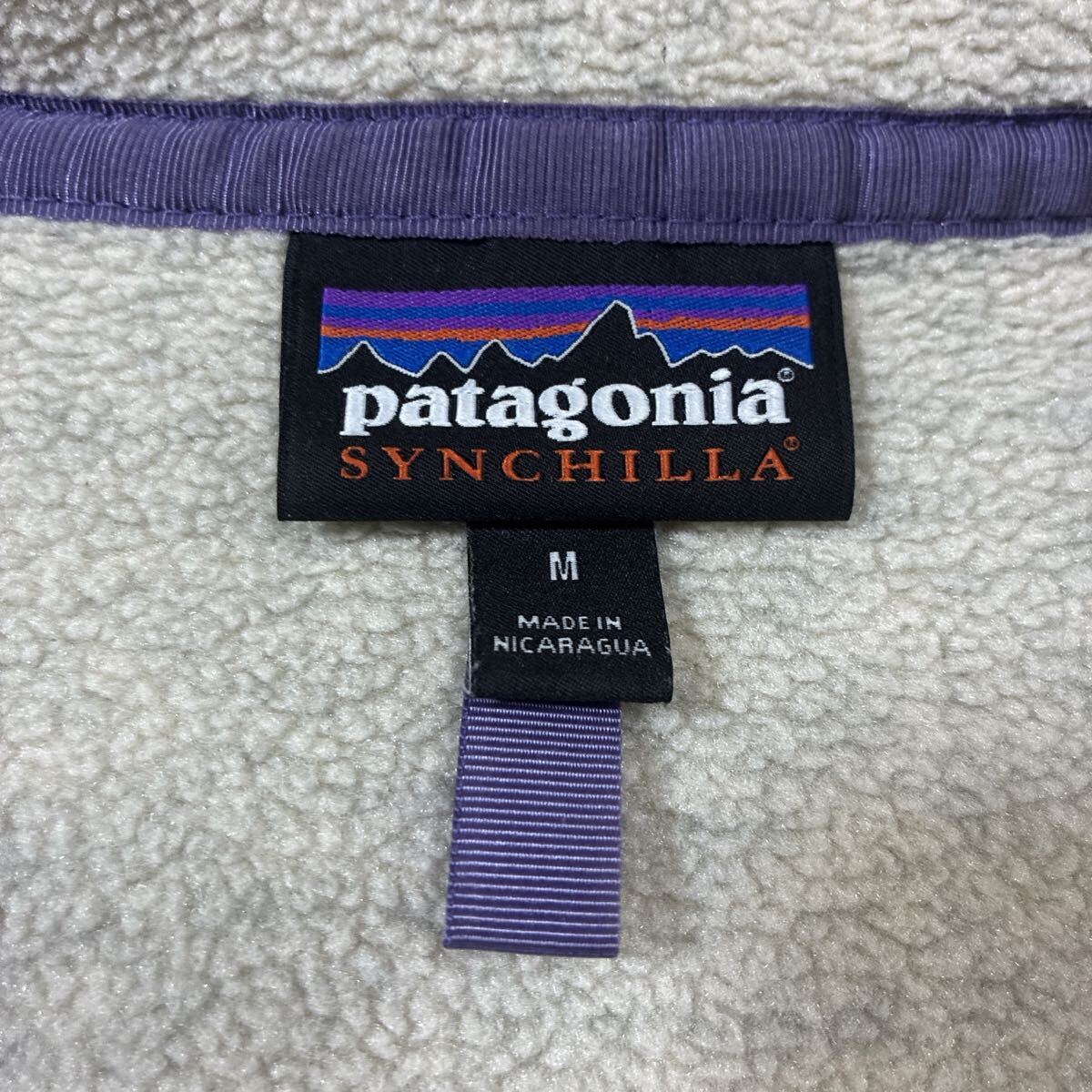 patagonia パタゴニア p6 シンチラ　スナップt フリースジャケット　オートミール　２０２２年製　ＯＡＴ　Mサイズ　美品　厚手_画像10