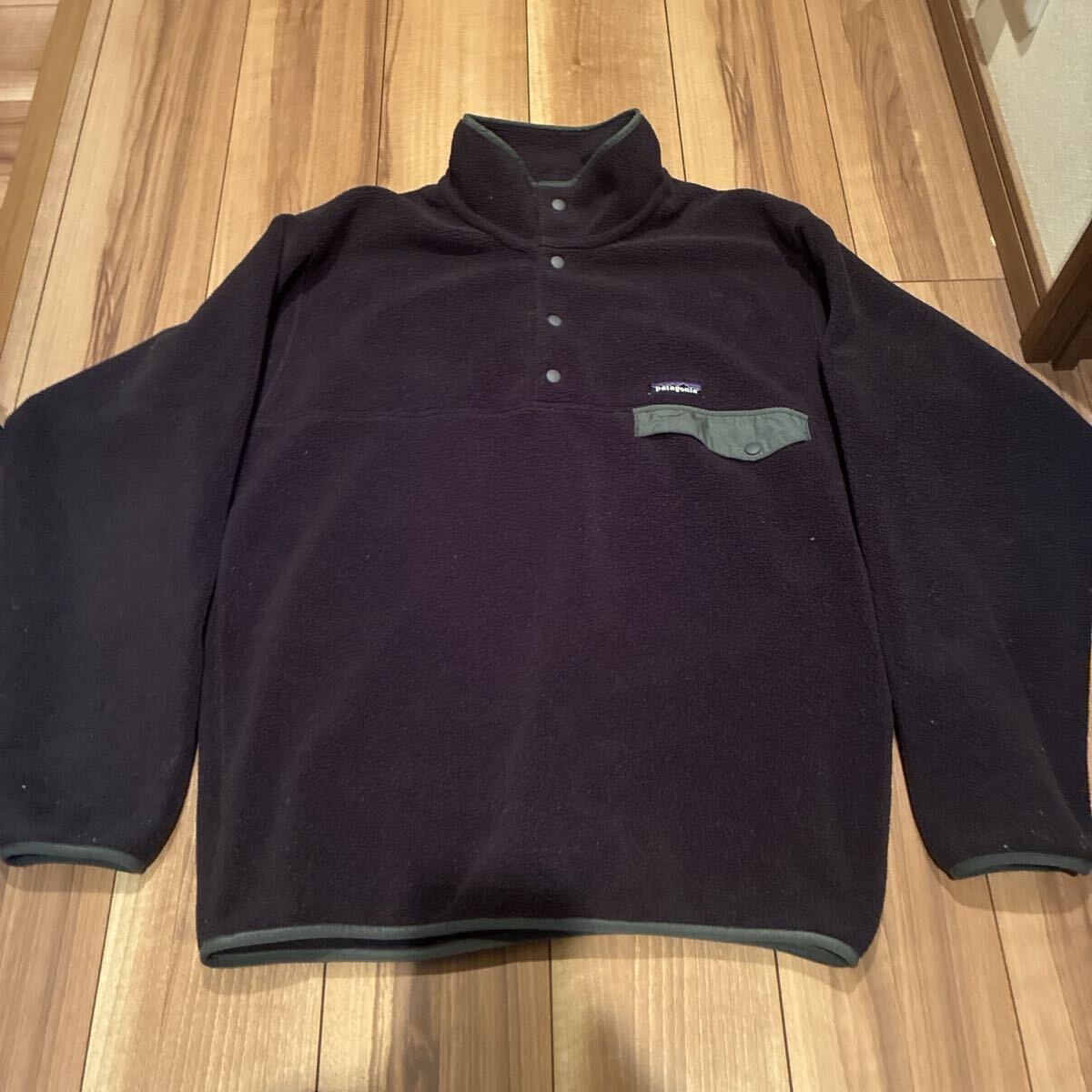 patagonia パタゴニア p6 シンチラ　スナップt フリースジャケット　ブラック　２０２２年製　ＢＦＯ　Mサイズ　美品　厚手_画像1