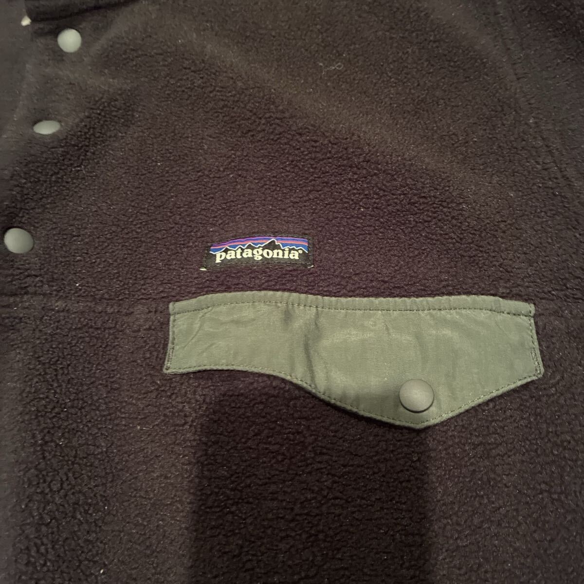 patagonia パタゴニア p6 シンチラ　スナップt フリースジャケット　ブラック　２０２２年製　ＢＦＯ　Mサイズ　美品　厚手_画像2