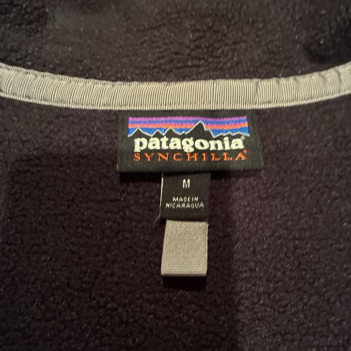 patagonia パタゴニア p6 シンチラ　スナップt フリースジャケット　ブラック　２０２２年製　ＢＦＯ　Mサイズ　美品　厚手_画像9