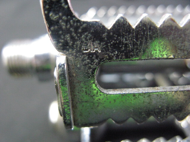 ピスト・競輪/BIA(NJS前身)認定【KYOKUTO 角】ペダル中古品_画像4