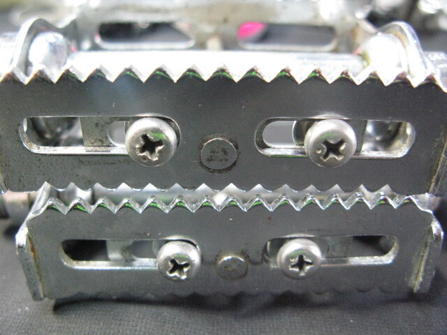 ピスト・競輪/BIA(NJS前身)認定【KYOKUTO 角】ペダル中古品_画像5