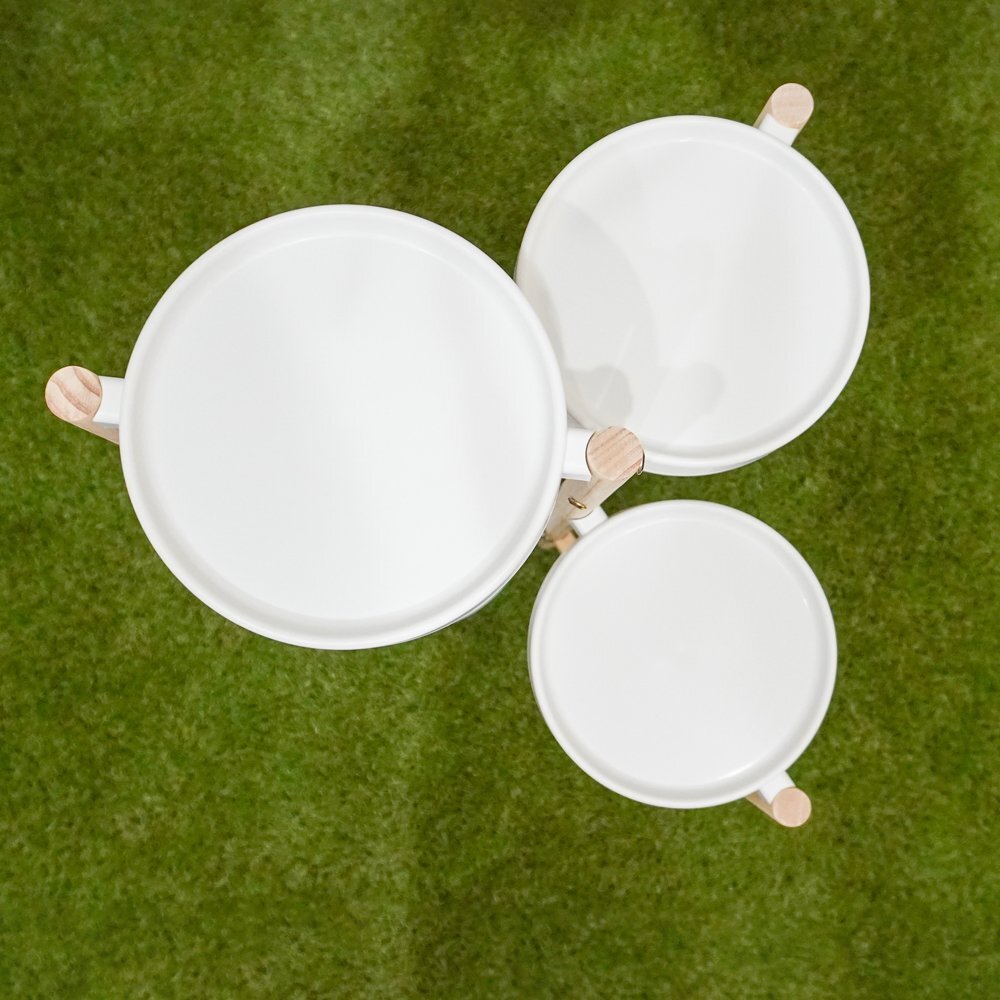 フラワースタンド 4段 室内 木製 鉢置き台 園芸ラック ガーデニングラック プランター台 ポット ガーデンラック プランタースタンド_画像8