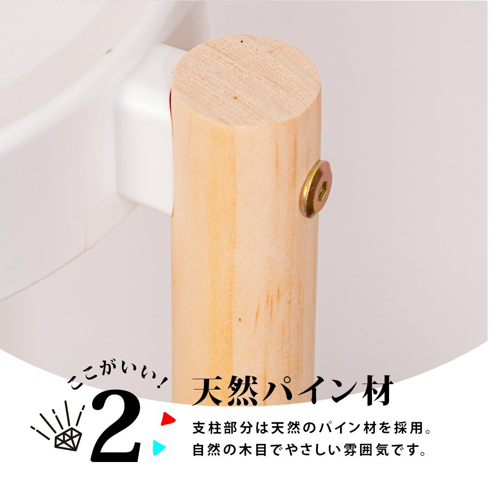 フラワースタンド 4段 室内 木製 鉢置き台 園芸ラック ガーデニングラック プランター台 ポット ガーデンラック プランタースタンド_画像3