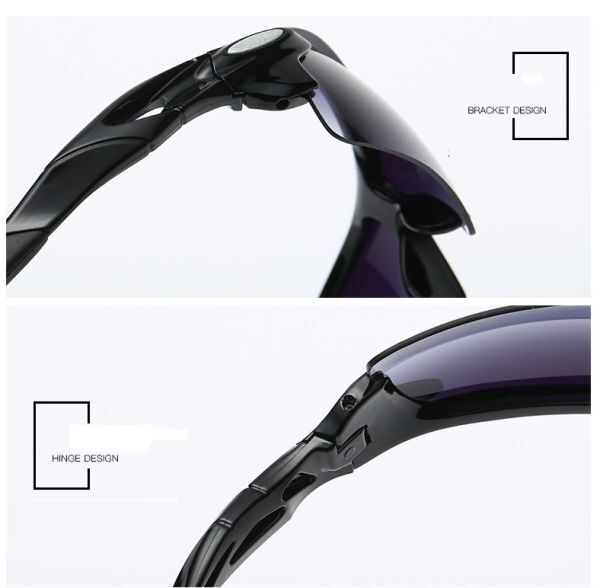 スポーツサングラス UVカットUV400 マラソン ランニング サイクリング ドライブ スキー アウトドア タイプC_画像4