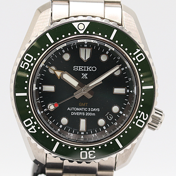 デッドストック級 保/箱付 稼働 美品 セイコー プロスペックス 6R54-00D0 AT/自動巻 緑文字盤 メンズ腕時計 0033110 10ERT ABC17134 SMZ_画像1