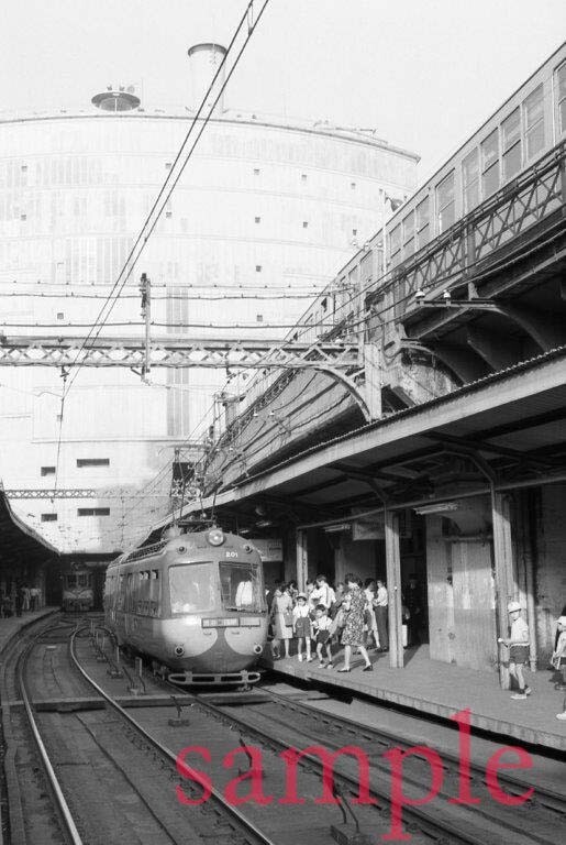 東急玉川線デハ201 昭和44年 渋谷 KG判_画像1