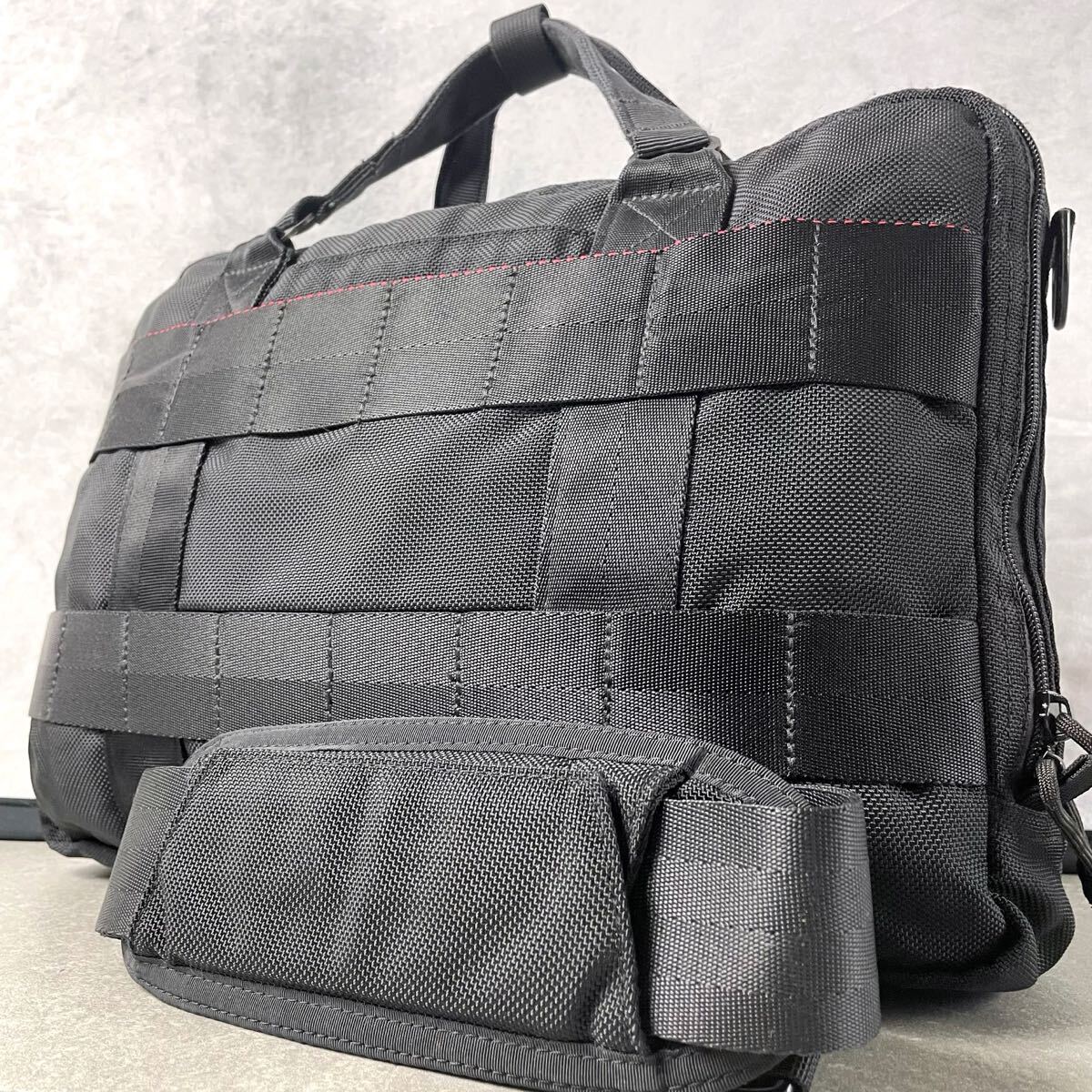 美品● ブリーフィング liner ライナー 黒 2way ビジネス バッグ BRIEFING ブリーフケース ショルダー ナイロン ブラック メンズ_画像1