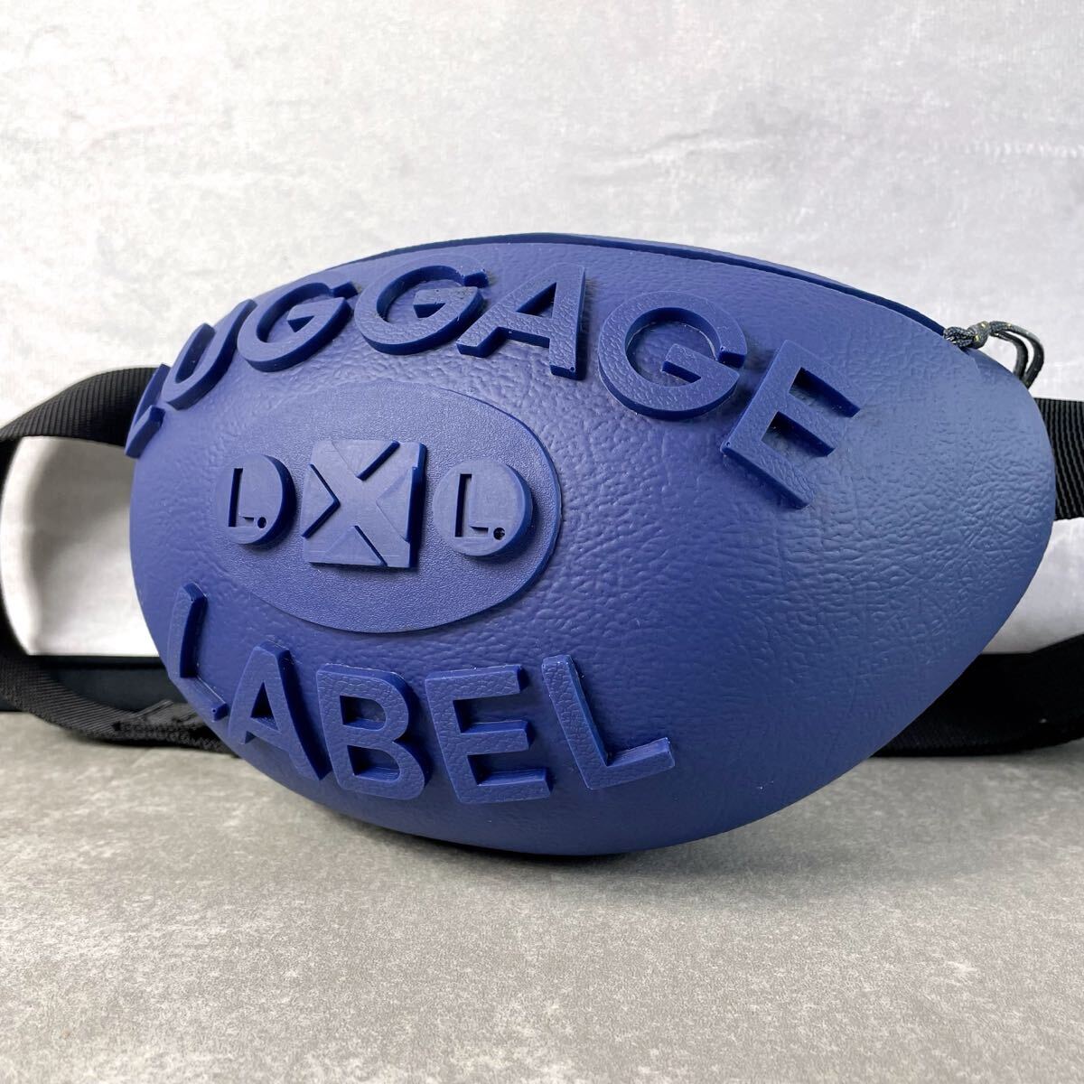  не использовался класс /80s модель / супер редкий * LUGGAGE LABEL багаж этикетка поясная сумка сумка на плечо Cross корпус Logo b люмен z