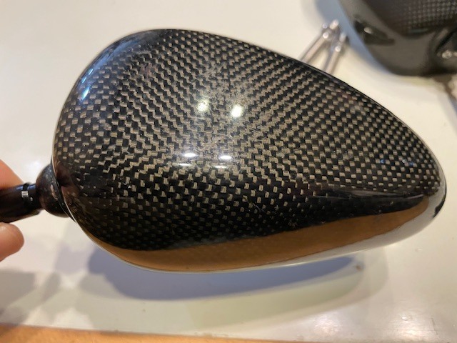 マジカルレーシング カーボンミラー中古 ボルト付き_画像6